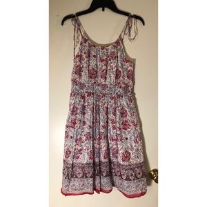 Red, White, and Blue Floral Dress 🇺🇸